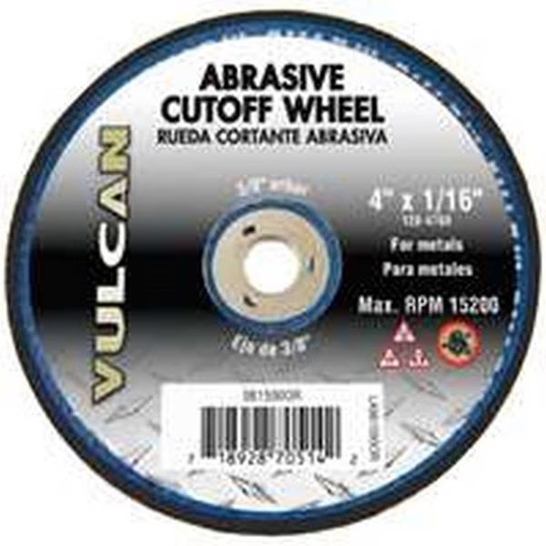 Wheel Cutoff Abrsv 4X1/16In, Vulcan, Mfr#: 981590OR